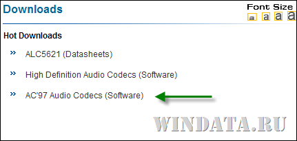 Realtek AC'97