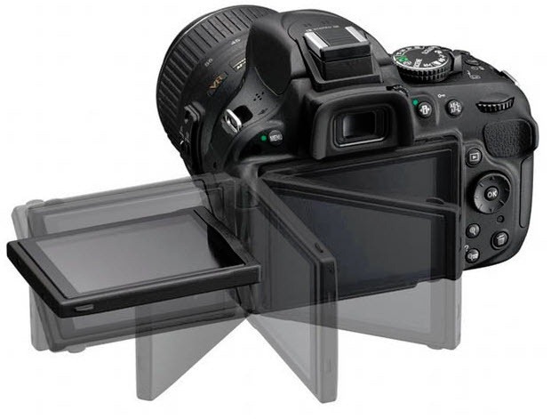 Nikon D5200 swiwel screen