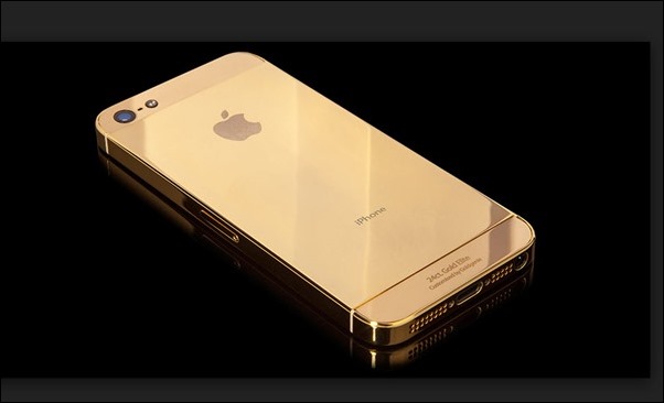 золотой iPhone 5S